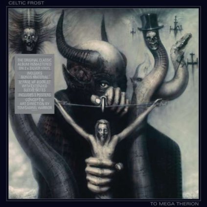VINYLO.SK | Celtic Frost ♫ To Mega Therion / Silver Vinyl [2LP] vinyl 4050538792966