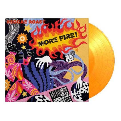 VINYLO.SK | Reggae Roast ♫ More Fire! / Limited Numbered Edition of 1000 copies / Flaming Coloured Vinyl [2LP] vinyl 8719262028661