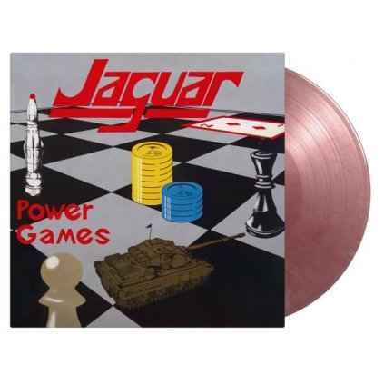 VINYLO.SK | Jaguar ♫ Power Games / Limited Numbered Edition of 1000 copies / Red & Silver Vinyl [LP] vinyl 8719262025936
