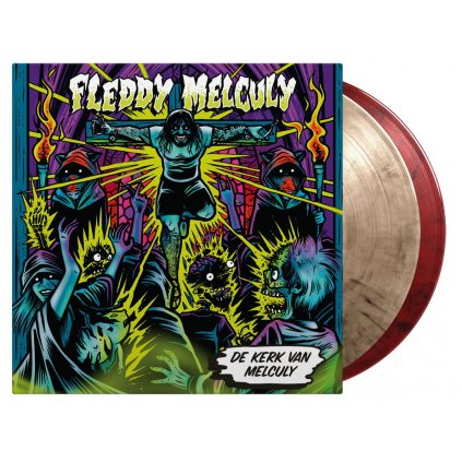VINYLO.SK | Fleddy Melculy ♫ De Kerk Van Melculy / Limited Numbered Edition / Red - Black Marbled & Smokey Vinyl [2LP] vinyl 8719262028944