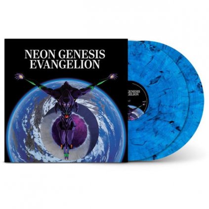 VINYLO.SK | Sagisu Shiro ♫ Neon Genesis Evangelion (original Series Soundtrack) / Blue Marbled Vinyl [2LP] vinyl 0196588128219