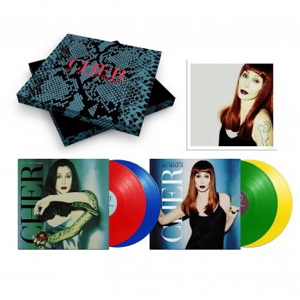 VINYLO.SK | Cher ♫ It's A Man's World / Deluxe Edition / Blue & Red & Green & Yellow Vinyl / BOX SET [4LP] vinyl 5054197202506