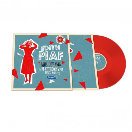 VINYLO.SK | Piaf Edith ♫ Concert Musicorama A L'Olympia / Limited Edition / Red Vinyl [LP] vinyl 5054197627965