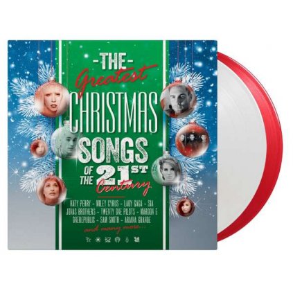 VINYLO.SK | Rôzni Interpreti ♫ Greatest Christmas Songs Of 21st Century / White & Red Vinyl [2LP] vinyl 8719262032811