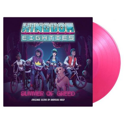 VINYLO.SK | OST ♫ Kingdom Eighties (Original Game Score By Andreas Hald) / Limited Numbered Edition of 500 copies / Transparent Magenta Vinyl [2LP] vinyl 8719262030985