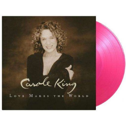 VINYLO.SK | King Carole ♫ Love Makes The World / Limited Numbered Edition of 1500 copies / Translucent Pink Vinyl [LP] vinyl 8719262028425