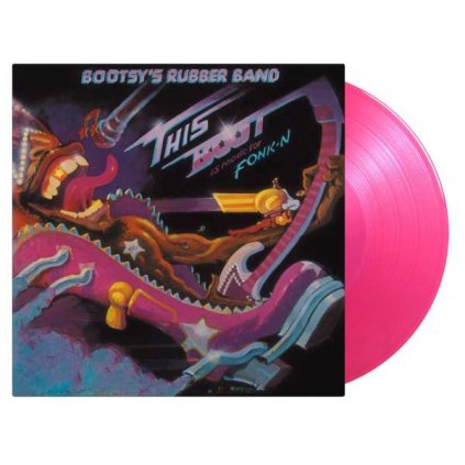 VINYLO.SK | Bootsy's Rubber Band ♫ This Boot Is Made For Fonk-n / Limited Numbered Edition of 1500 copies / Transparent Magenta Vinyl [LP] vinyl 8719262026926