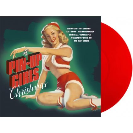 VINYLO.SK | Rôzni interpreti ♫ Pin-Up Girls Christmas / Transparent Red Vinyl [LP] vinyl 8719039006199