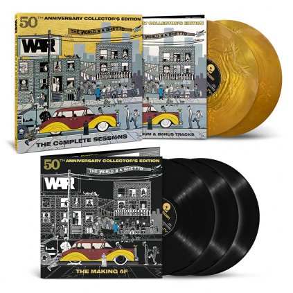 VINYLO.SK | War ♫ The World Is A Ghetto / 50th Anniversary Collector's Edition / =RSD= / Gold & Black Vinyl / BOX SET [5LP] vinyl  0081227819132