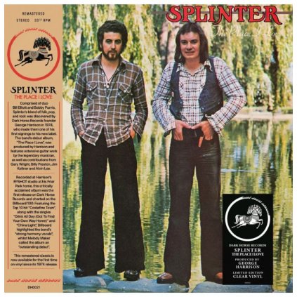 VINYLO.SK | Splinter ♫ The Place I Love / Transparent Clear Vinyl [LP] vinyl  4050538646702