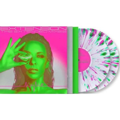 VINYLO.SK | Minogue Kylie ♫ Extension (The Extended Mixes) / Limited Edition / Clear & Green & Pink Vinyl [2LP] vinyl 4050538959246