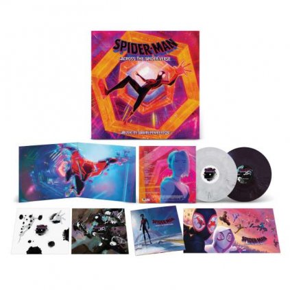 VINYLO.SK | Pemberton Daniel ♫ Spider-man: Across The Spider-verse (OST) - Highlights / Purple - Black & White Vinyl [2LP] vinyl 0196588247811