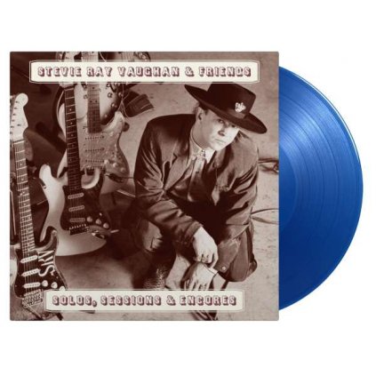 VINYLO.SK | Vaughan Stevie Ray ♫ Solos, Sessions & Encores / Limited Numbered Edition of 2500 copies / 1st Time on Vinyl / Translucent Blue Vinyl [2LP] vinyl 8719262031203