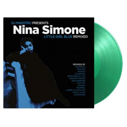 VINYLO.SK | Simone Nina / DJ Maestro ♫ Little Girl Blue Remixed / Limited Numbered Edition of 1000 copies / Translucent Green Vinyl / Remix [2LP] vinyl 8719262032484
