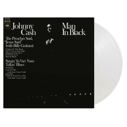 VINYLO.SK | Cash Johnny ♫ Man In Black / Limited Numbered Edition of 2500 copies / Clear Vinyl [LP] vinyl 8719262028654