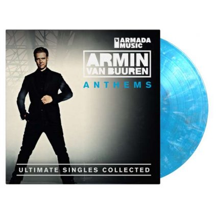 VINYLO.SK | Buuren Armin Van ♫ Anthems (Ultimate Singles Collected) / Limited Numbered Edition of 2500 copies / Blue - White Marbled Vinyl [2LP] vinyl 8719262030558