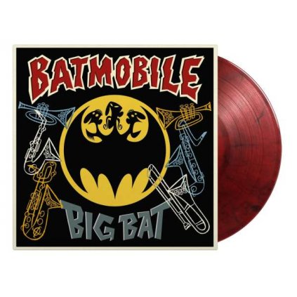 VINYLO.SK | Batmobile ♫ Big Bat / Limited Numbered Edition of 300 copies / Translucent Red - Black Vinyl [EP12inch] vinyl 8719262034082