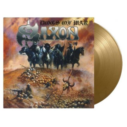 VINYLO.SK | Saxon ♫ Dogs Of War / Limited Numbered Edition of 1000 copies / Gold Vinyl [LP] vinyl 8719262031784