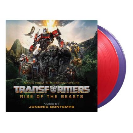 VINYLO.SK | Bontemps Jongnic ♫ Transformers: Rise Of The Beasts (OST) / Expanded Limited Numbered Edition of 500 copies / Purple & Red Vinyl / Bonus Track(s) [2LP] vinyl 8719262034495
