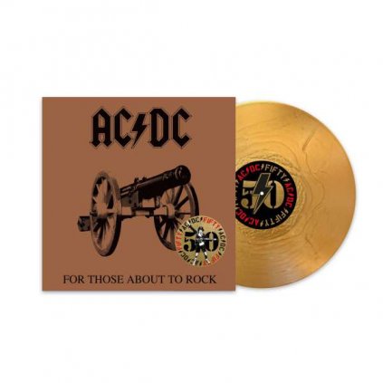 VINYLO.SK | AC/DC ♫ For Those About To Rock (We Salute You) / Limited Edition / Gold Vinyl [LP] vinyl 0196588345913