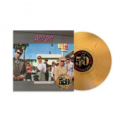VINYLO.SK | AC/DC ♫ Dirty Deeds Done Dirt Cheap / Limited Edition / Gold Vinyl [LP] vinyl 0196588345814