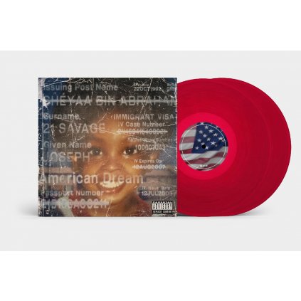 VINYLO.SK | 21 Savage ♫ American Dream / Red Vinyl [2LP] vinyl 0196588202810