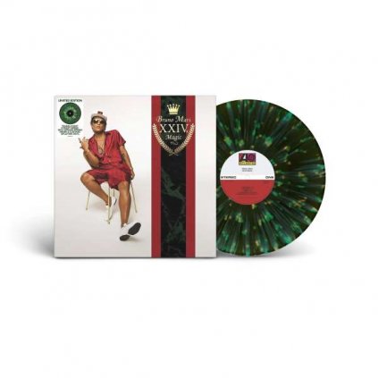 VINYLO.SK | Mars Bruno ♫ 24k Magic / Limited Edition / Green - Black Vinyl [LP] vinyl 0075678610417