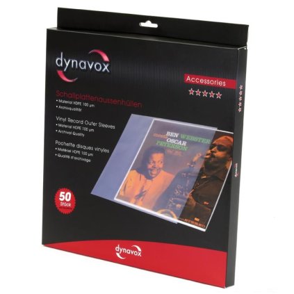 VINYLO.SK | Dynavox Vinyl Record Outer 12" Sleeves HDPE - Vonkajšie obaly na LP platne 4250019132902