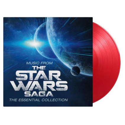 VINYLO.SK | Williams John ♫ Music From The Star Wars Saga - The Essential Collection (OST) / Limited Numbered Edition of 1000 copies / Red Vinyl [2LP] vinyl 8719262035270
