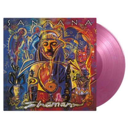 VINYLO.SK | Santana ♫ Shaman / Limited Numbered Edition of 2000 copies / Transparent Purple Vinyl [2LP] vinyl 8719262032170