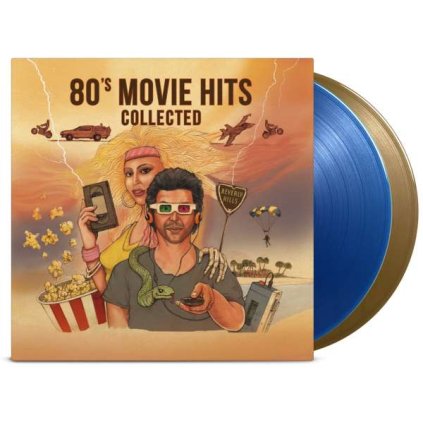 VINYLO.SK | Rôzni interpreti ♫ 80's Movie Hits Collected / Limited Edition of 1500 copies / Blue & Gold Vinyl [2LP] vinyl 8719262033627