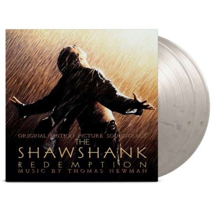 VINYLO.SK | Newman Thomas ♫ The Shawshank Redemption (OST) / 30th Anniversary Limited Numbered Edition of 2000 copies / Black - White Marbled Vinyl [2LP] vinyl 8719262035584