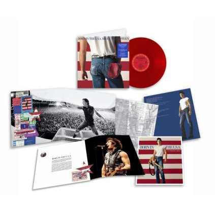 VINYLO.SK | Springsteen Bruce ♫ Born In The U.S.A. / 40th Anniversary Edition / Transparent Red Vinyl [LP] vinyl 0196588751615