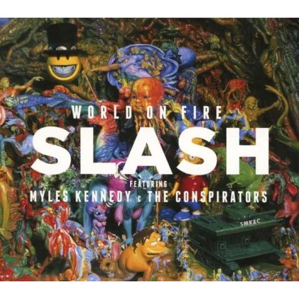 VINYLO.SK | SLASH ♫ WORLD ON FIRE [CD] 0016861755829