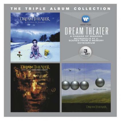 VINYLO.SK | DREAM THEATER ♫ THE TRIPLE ALBUM COLLECTION [3CD] 0081227972059