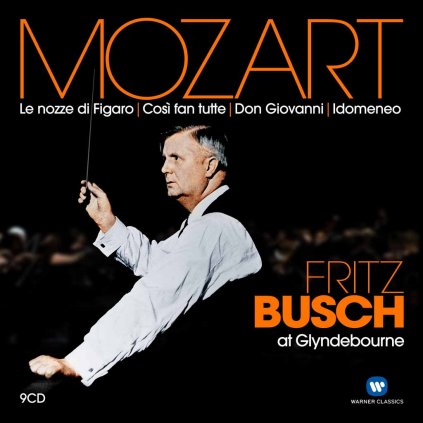 VINYLO.SK | BUSCH, FRITZ ♫ MOZART: LE NOZZE DI FIGARO, COSI FAN TUTTE, DON GIOVANNI, IDOMENEO - FRITZ BUSCH AT GLYNDEBOURNE [9CD] 0190295801748