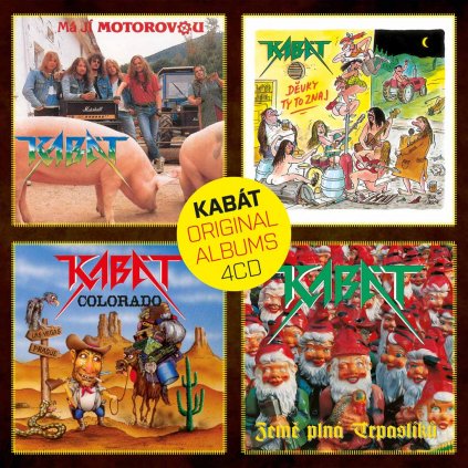 VINYLO.SK | KABÁT ♫ ORIGINAL ALBUMS VOL. 1 [4CD] 0190295921934