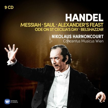 Harnoncourt Nikolaus ♫ Handel: Oratorios (Messiah, Saul, Alexander's Feast, Belshazzar, Ode On St Cecilia's Day) [9CD]