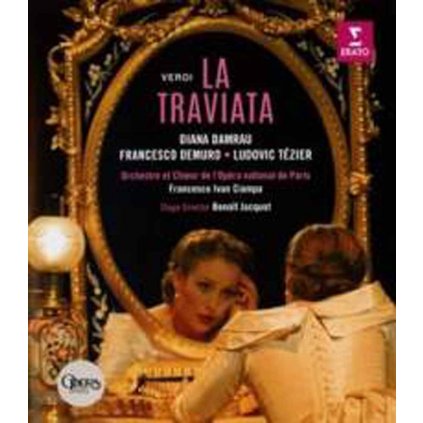 VINYLO.SK | DAMRAU, DIANA / ORCHESTRE ET CHOEUR DE L'OPERA NATIONAL DE PARIS / FRANCESCO IVAN CIAMPA. STAGING: BENOIT JACQUOT ♫ VERDI: LA TRAVIATA OPERA NATIONAL DE PARIS / BASTILLE [Blu-Ray] 0825646166473