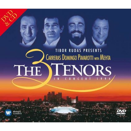 VINYLO.SK | PAVAROTTI, LUCIANO / DOMINGO, PLACIDO / CARRERAS, JOSE ♫ THE THREE TENORS IN CONCERT 1994 [CD + DVD] 0825646337378