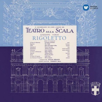 VINYLO.SK | CALLAS, MARIA / PHILHARMONIA ORCHESTRA / TULLIO SERAFIN ♫ VERDI: RIGOLETTO (1955) [2CD] 0825646340958