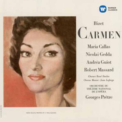 VINYLO.SK | CALLAS, MARIA / NICOLAI GEDDA / ROBERT MASSARD / PARIS OPERA ORCHESTRA / GEORGES PRETRE ♫ BIZET: CARMEN (1964) [2CD] 0825646341108