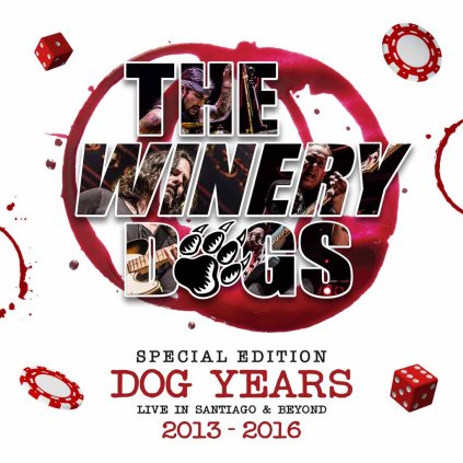VINYLO.SK | WINERY DOGS, THE ♫ DOG YEARS LIVE IN SANTIAGO & BEYOND 2013 - 2016 [3CD + DVD + Blu-Ray] 0850888007154