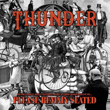 VINYLO.SK | THUNDER ♫ PLEASE REMAIN SEATED / TRANSPARENT ORANGE VINYL [2LP] 4050538443851