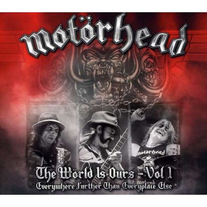 VINYLO.SK | MOTÖRHEAD ♫ THE WORLD IS OURS - VOL. 1 (EVERYWHERE FURTHER THAN EVERYPLACE ELSE) [2CD + DVD] 5099908360991