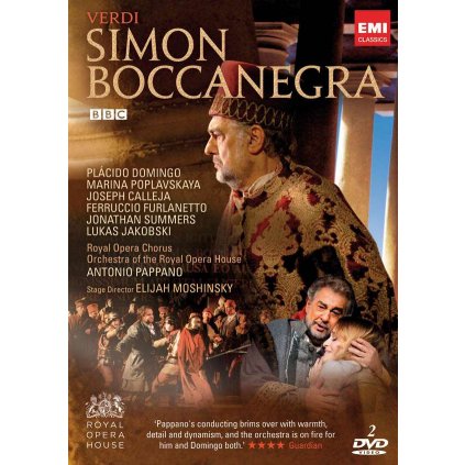 VINYLO.SK | DOMINGO, PLACIDO ♫ SIMON BOCCANEGRA - LIVE FROM THE ROYAL OPERA HOUSE [2DVD] 5099991782595