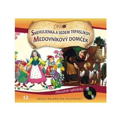 VINYLO.SK | NAJKRAJŠIE ROZPRÁVKY ♫ SNEHULIENKA A SEDEM TRPASLÍKOV / MEDOVNÍKOVÝ DOMČEK [CD] 8584019272020