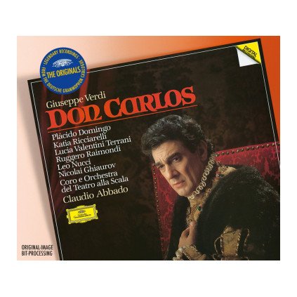 VINYLO.SK | DOMINGO / RICCIARELLI / ABBADO ♫ VERDI: DON CARLOS [3CD] 0028947919193