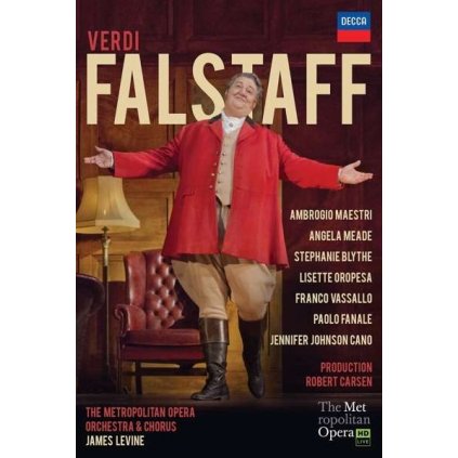 VINYLO.SK | LEVINE / THE METROPOLITAN OPERA HOUSE ORCHESTRA ♫ FALSTAFF [DVD] 0044007438916