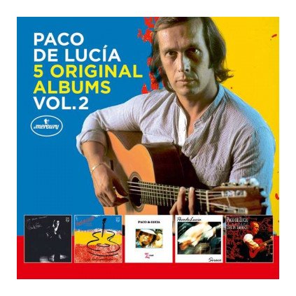 VINYLO.SK | DE LUCIA PACO ♫ 5 ORIGINAL ALBUMS VOL. 2 [5CD] 0600753797969